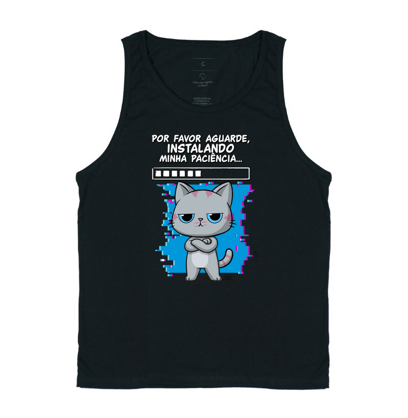 Camiseta Gato Sincero Paciência - Imagem 3