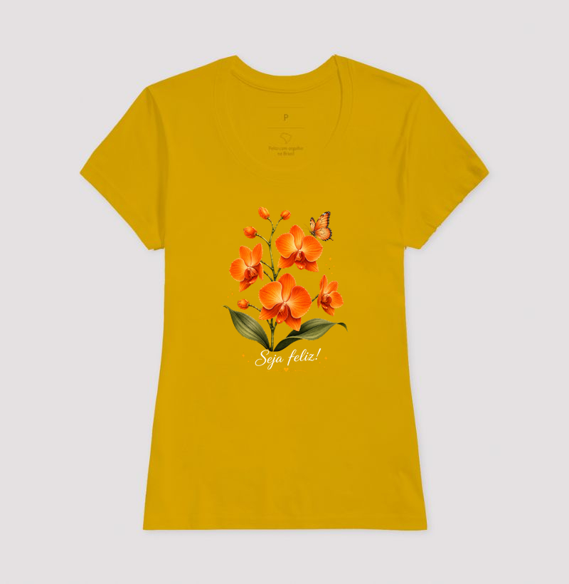 Camiseta Seja Feliz - Imagem 15