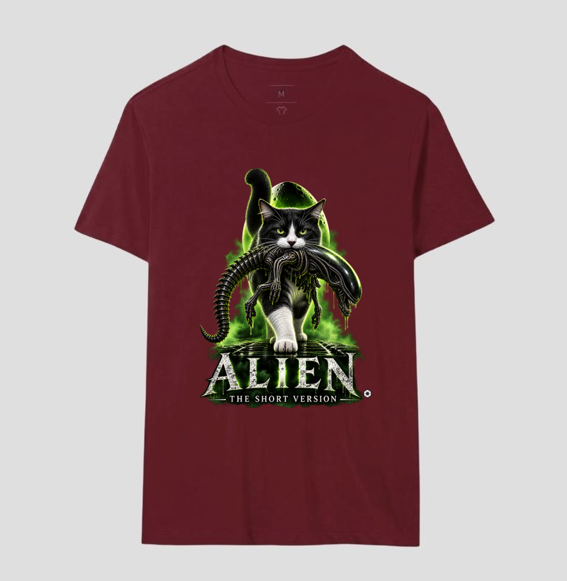 Camiseta Alien – The Short Version Gatos (frajolinha) - Imagem 18