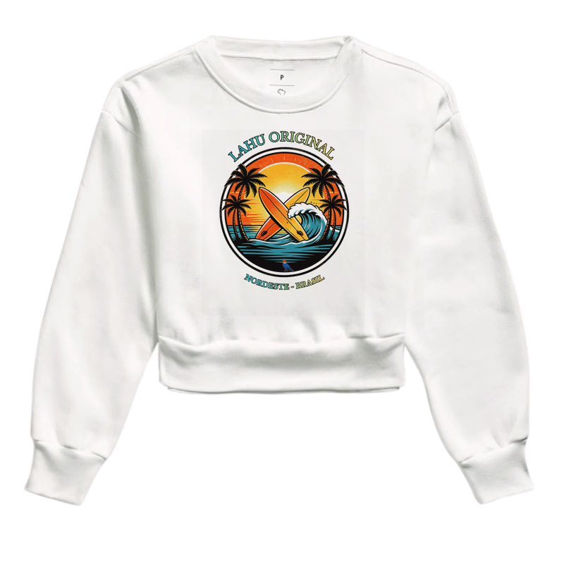 “Sinta a energia das ondas nordestinas com a estampa Lahu Original. Cores vibrantes, estilo surf e alma brasileira — feita para quem carrega o sol e o mar no coração. Vista o Nordeste, vista Lahu!” - Imagem 3