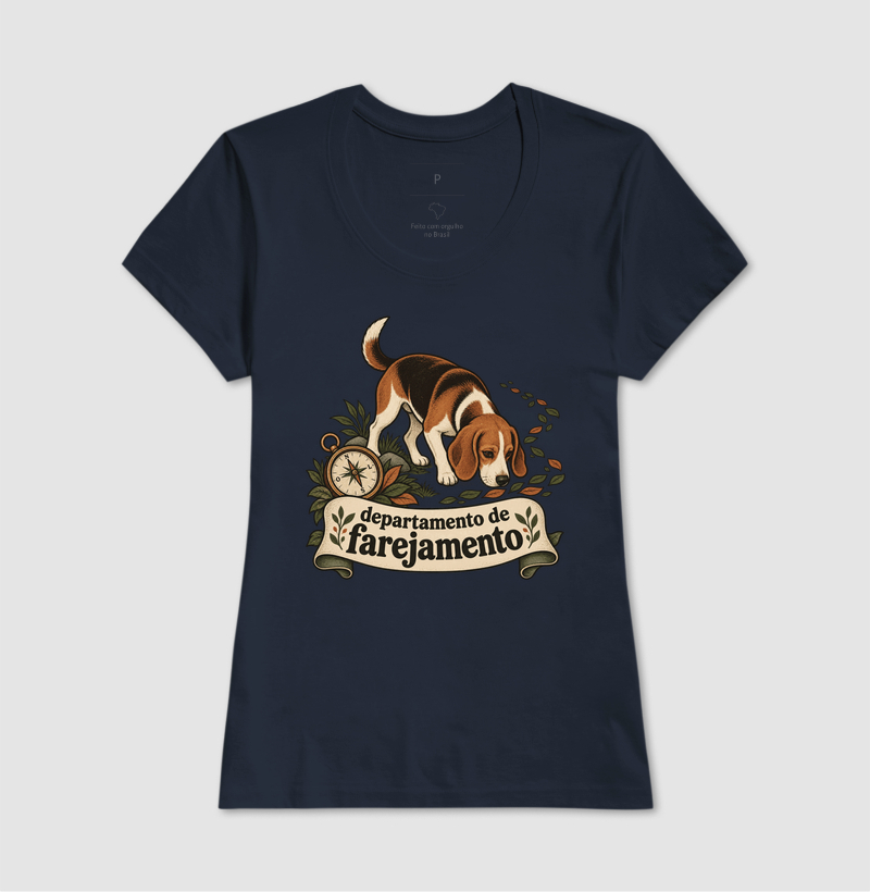 Camiseta Cão Farejador "departamento de farejamento" | Pelo & Pano - Imagem 7