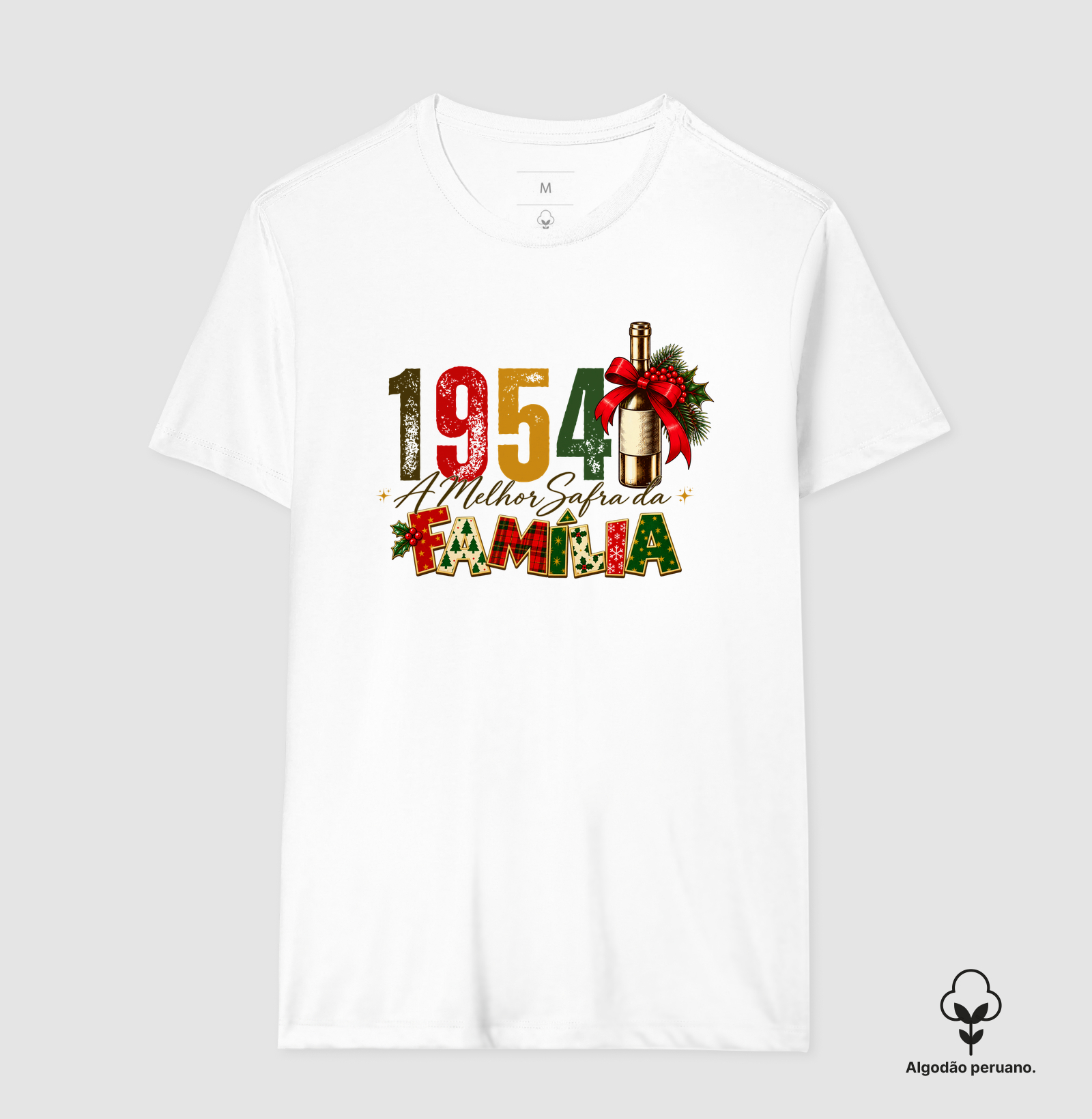 Camiseta Algodão Peruano A Melhor Safra da Família 1954 - Imagem 2