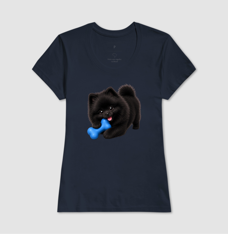 Pomerânia (Spitz Alemão) Preto - Desenho Animado - Imagem 7
