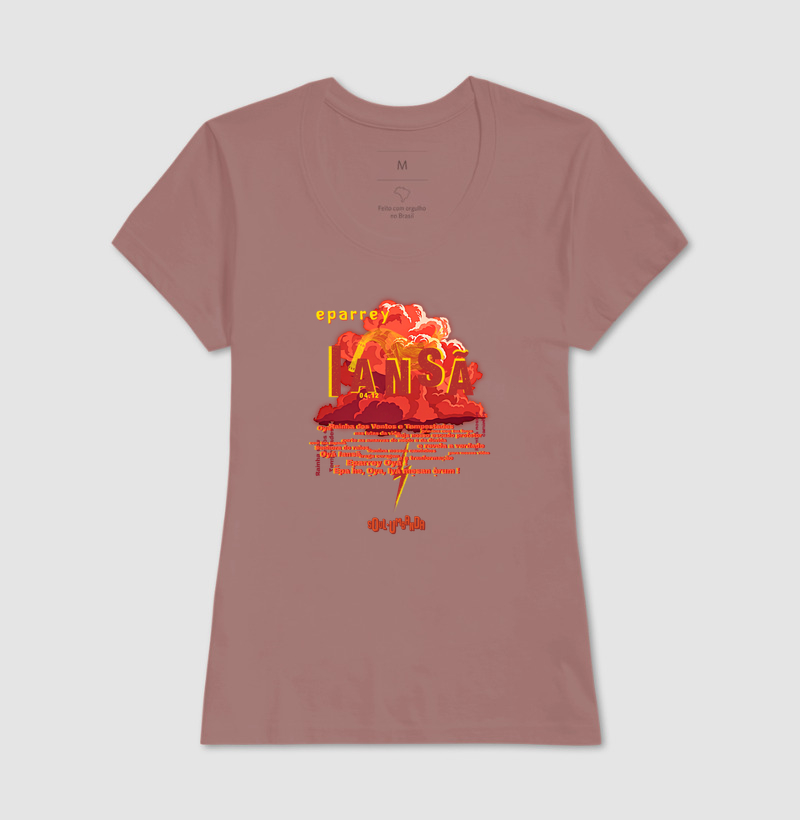 camiseta IANSÃ oração feminina - Imagem 6