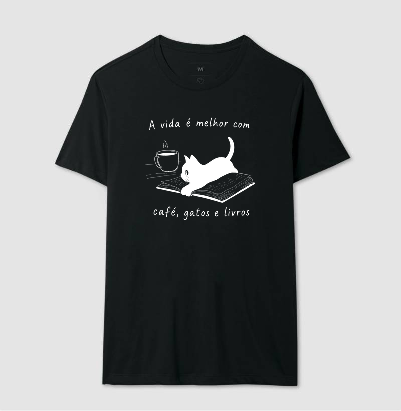A Vida é Melhor com Café, Gatos e Livros - Imagem 2