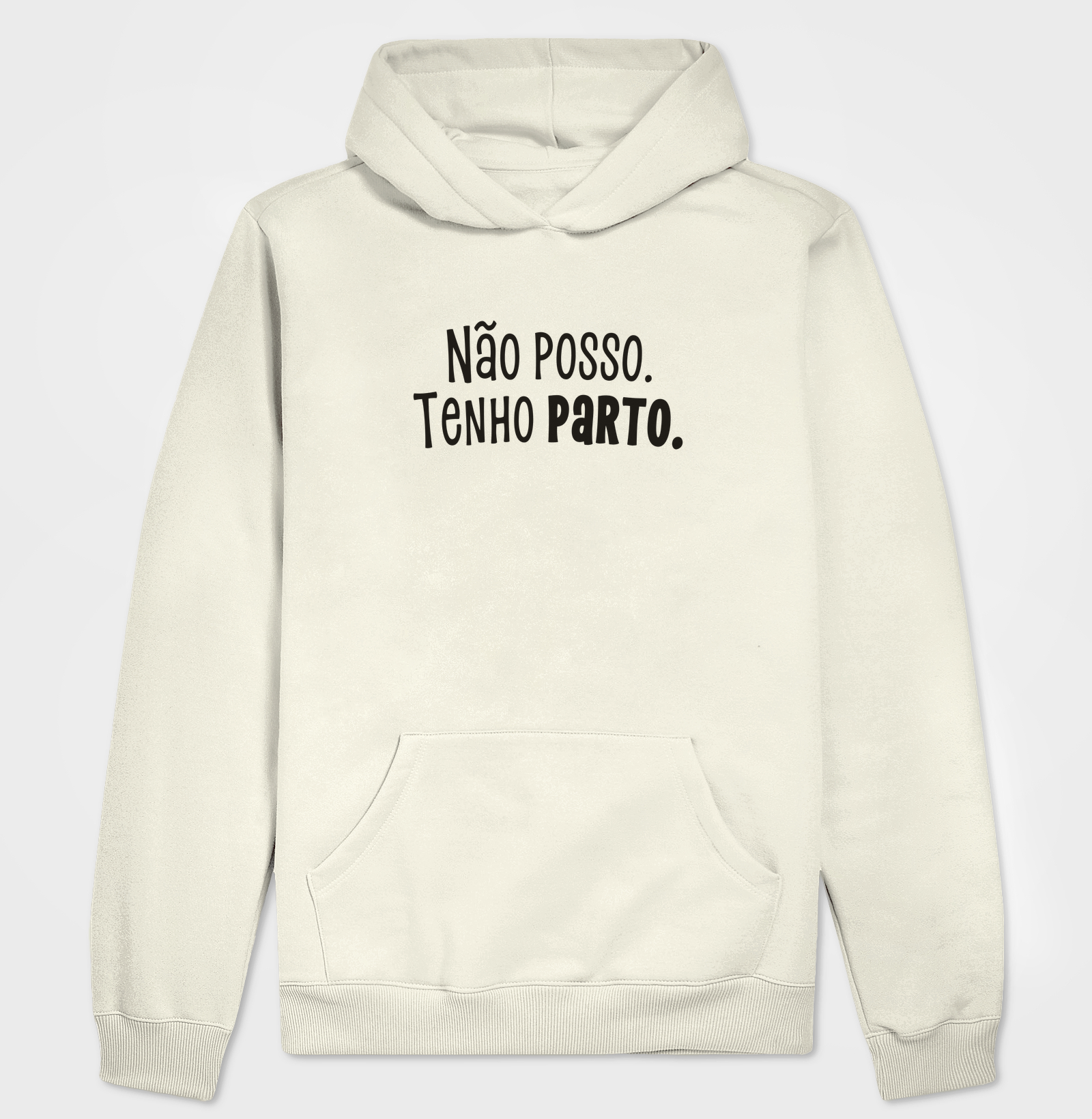 Não posso. Tenho parto. Hoodie Slim - Imagem 3