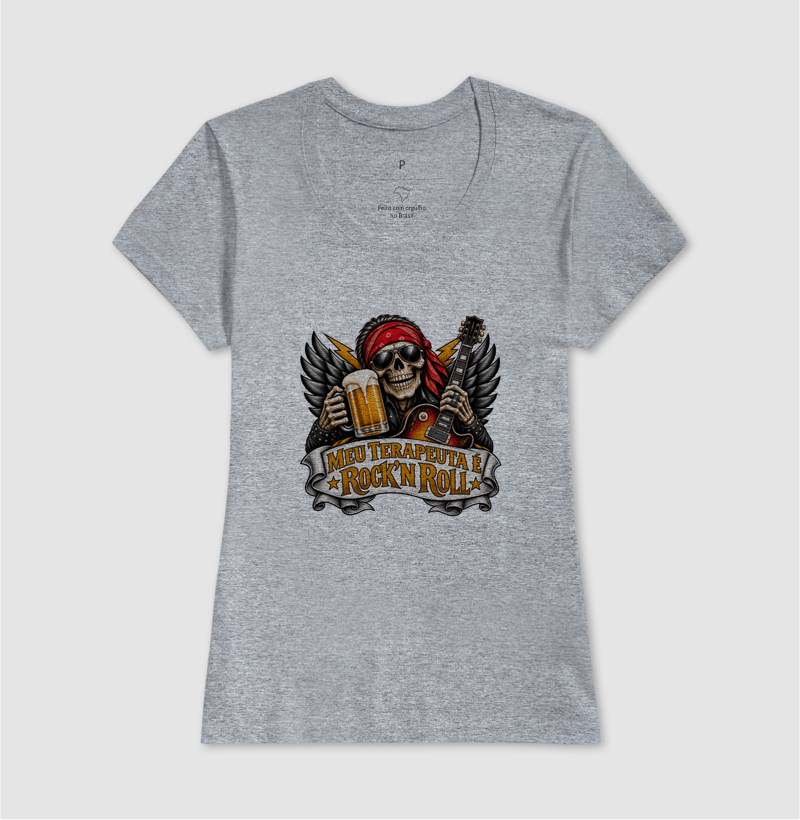 Camiseta "Meu Terapeuta é Rock'N Roll" - Imagem 9