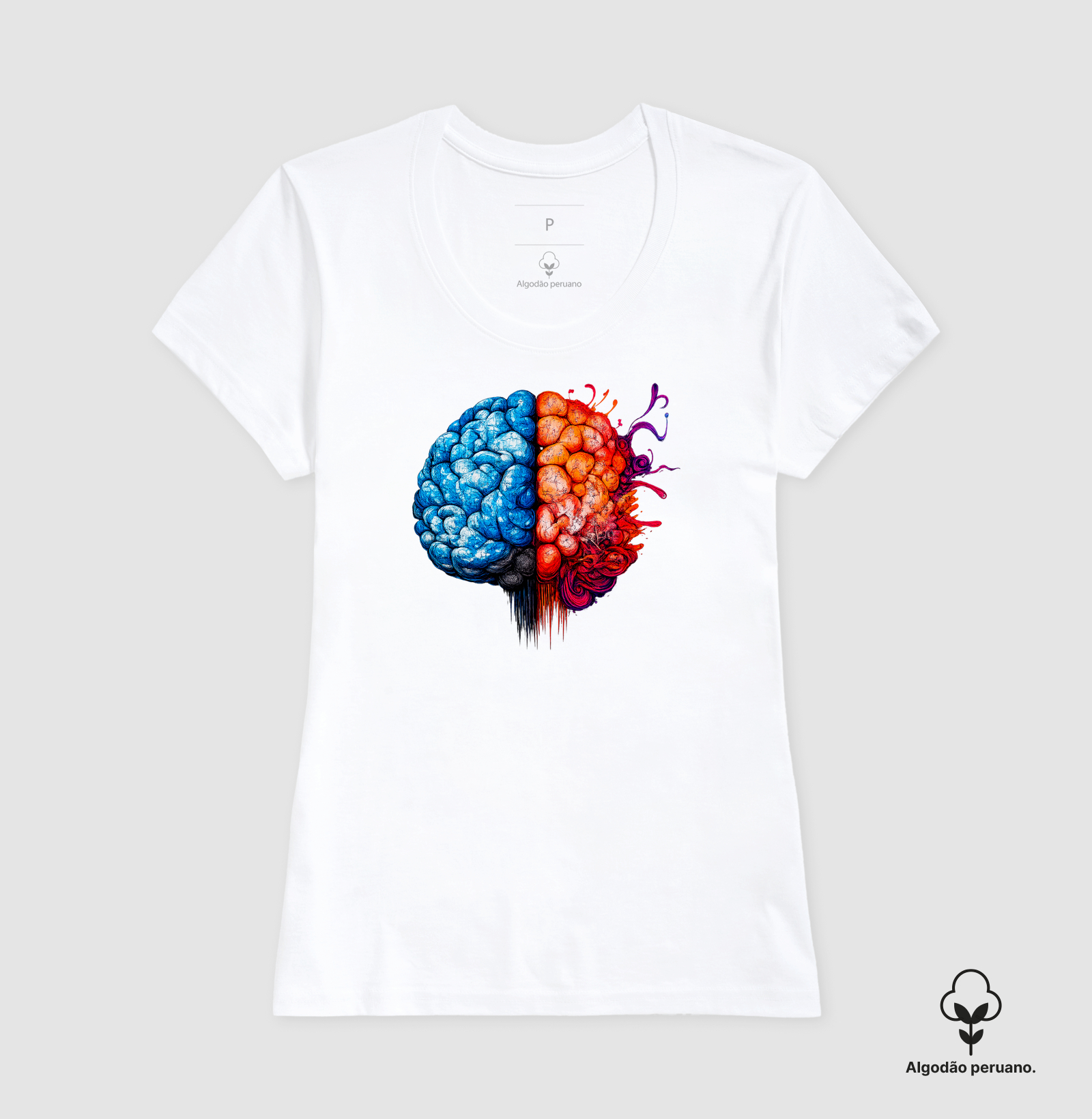 Camiseta - "2 Brains" - Imagem 6