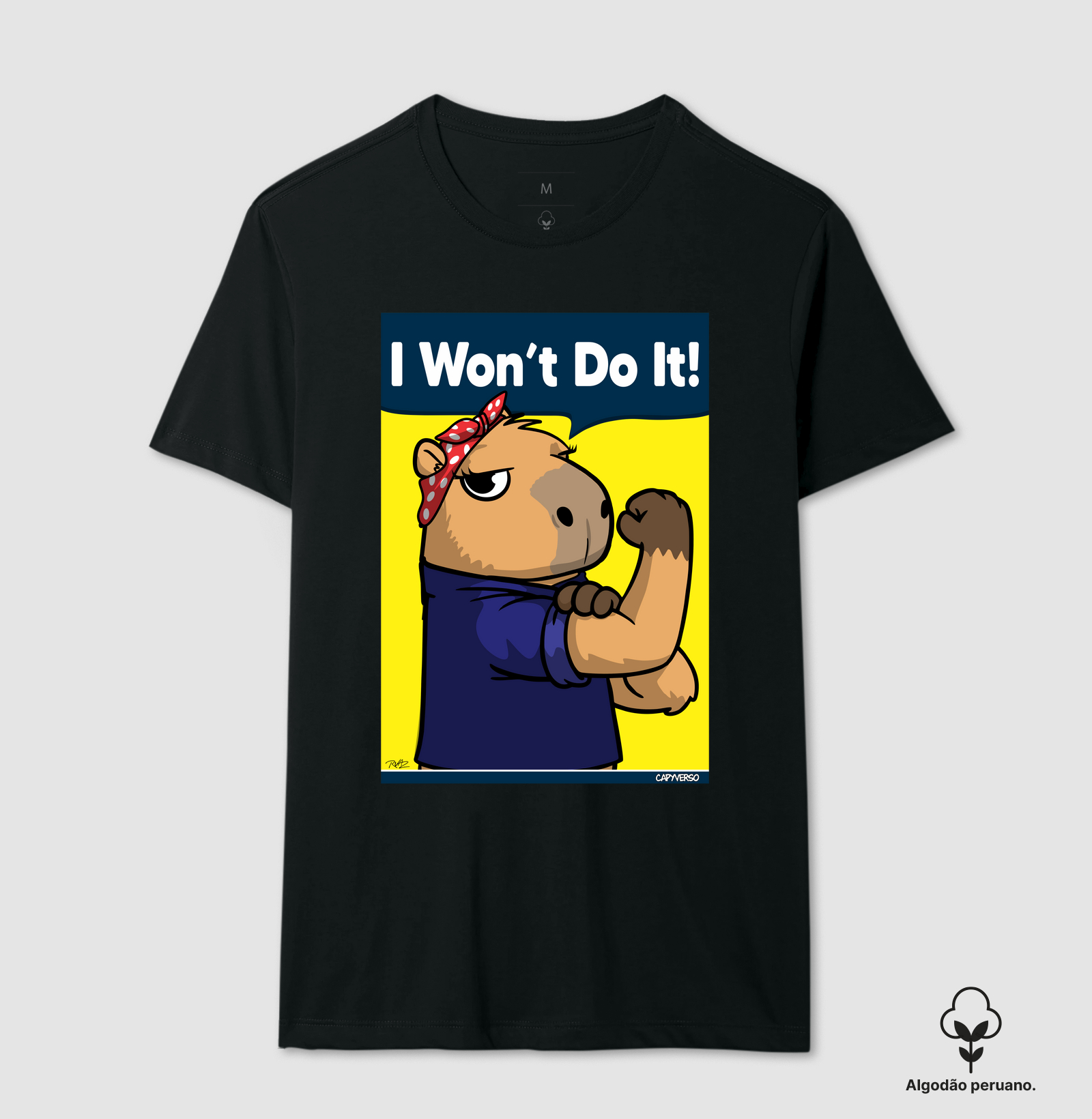 Camiseta Capivara I won’t do it! - Imagem 2