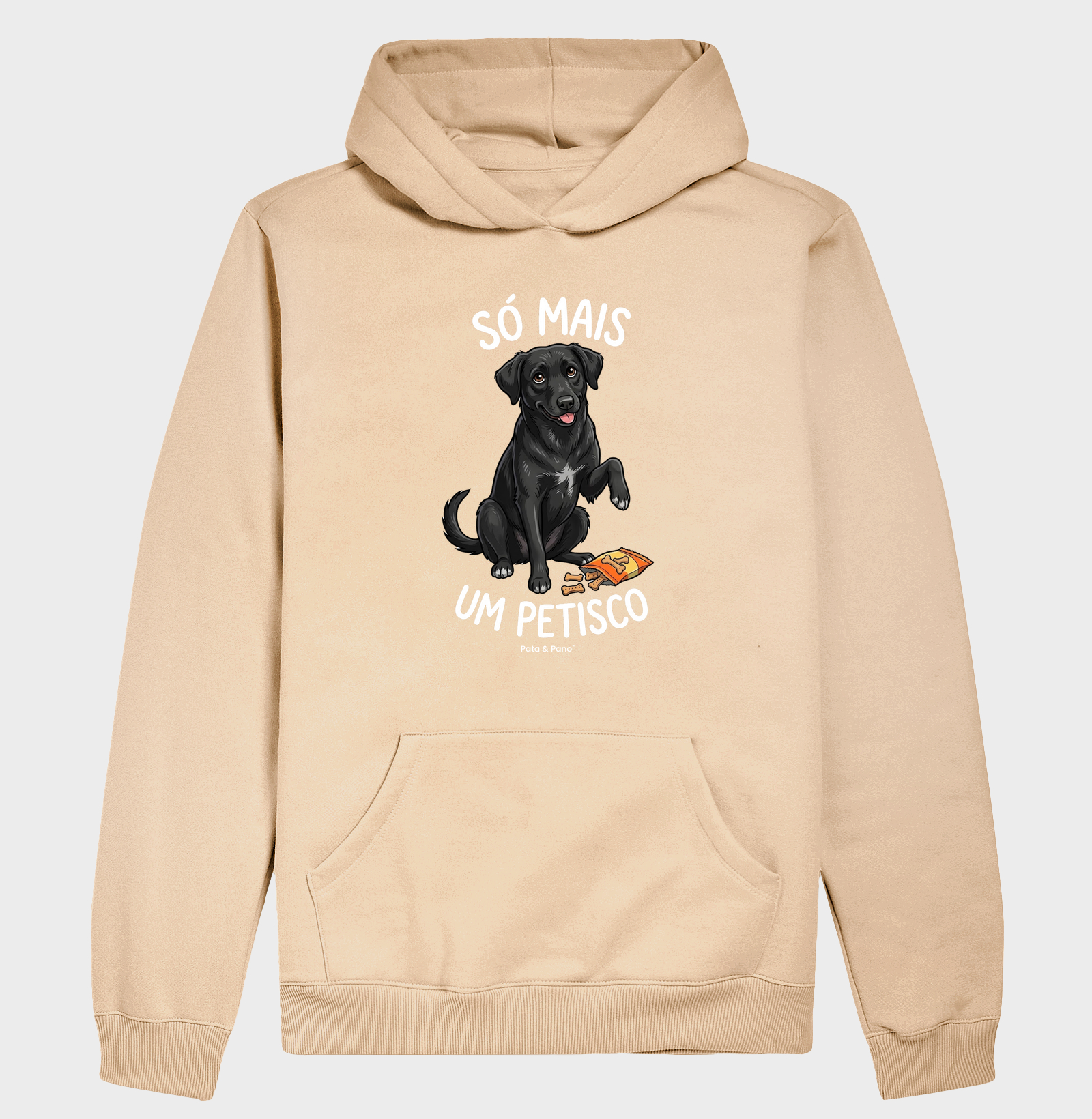 HOODIE MOLETOM VIRA-LATA PRETO PETISCO - Imagem 5