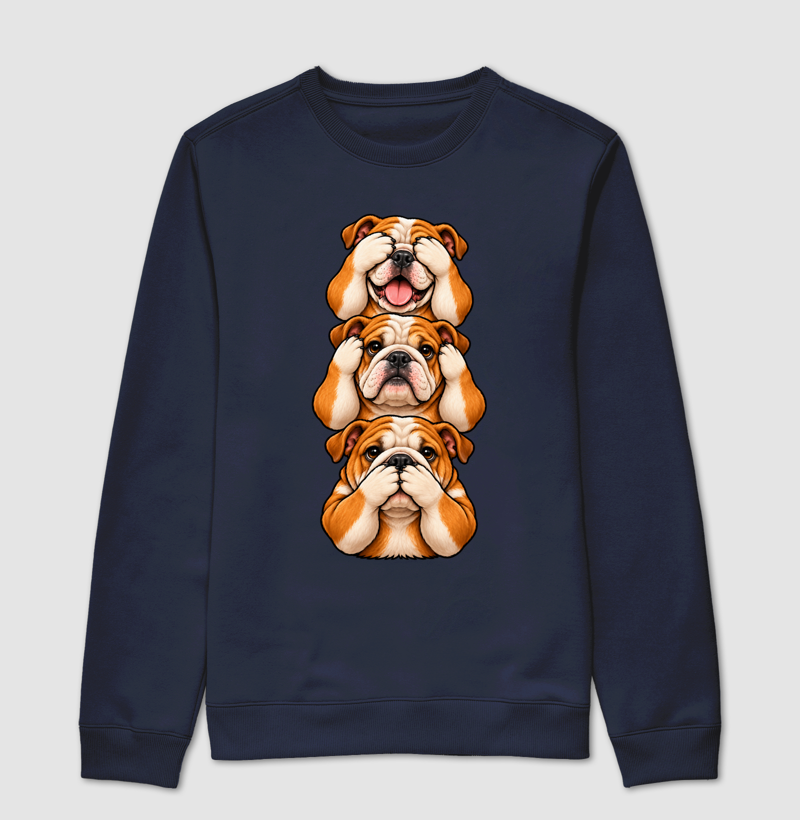 Ver, Ouvir e Falar versão Bulldog (minimal) - Imagem 5