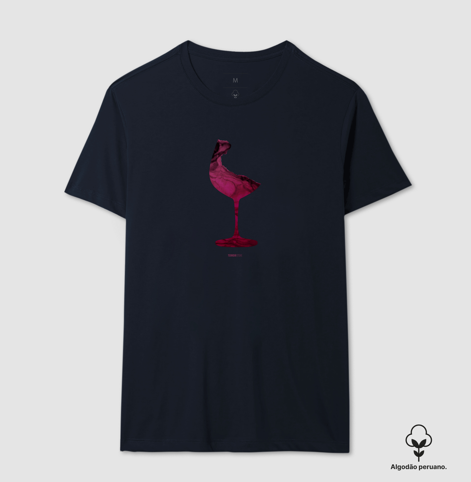 Camiseta Vinho Abstrata - Imagem 4