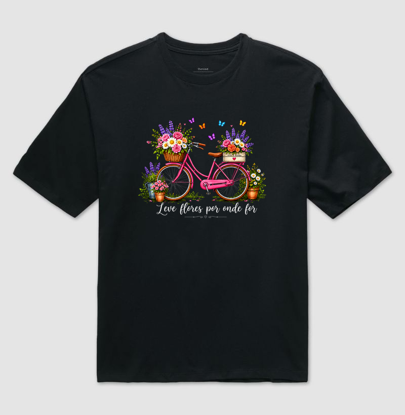 Camiseta Leve flores por onde for - Imagem 2