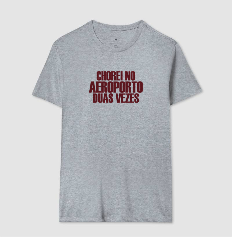 Camiseta Chorei no Aeroporto Duas Vezes - Imagem 8