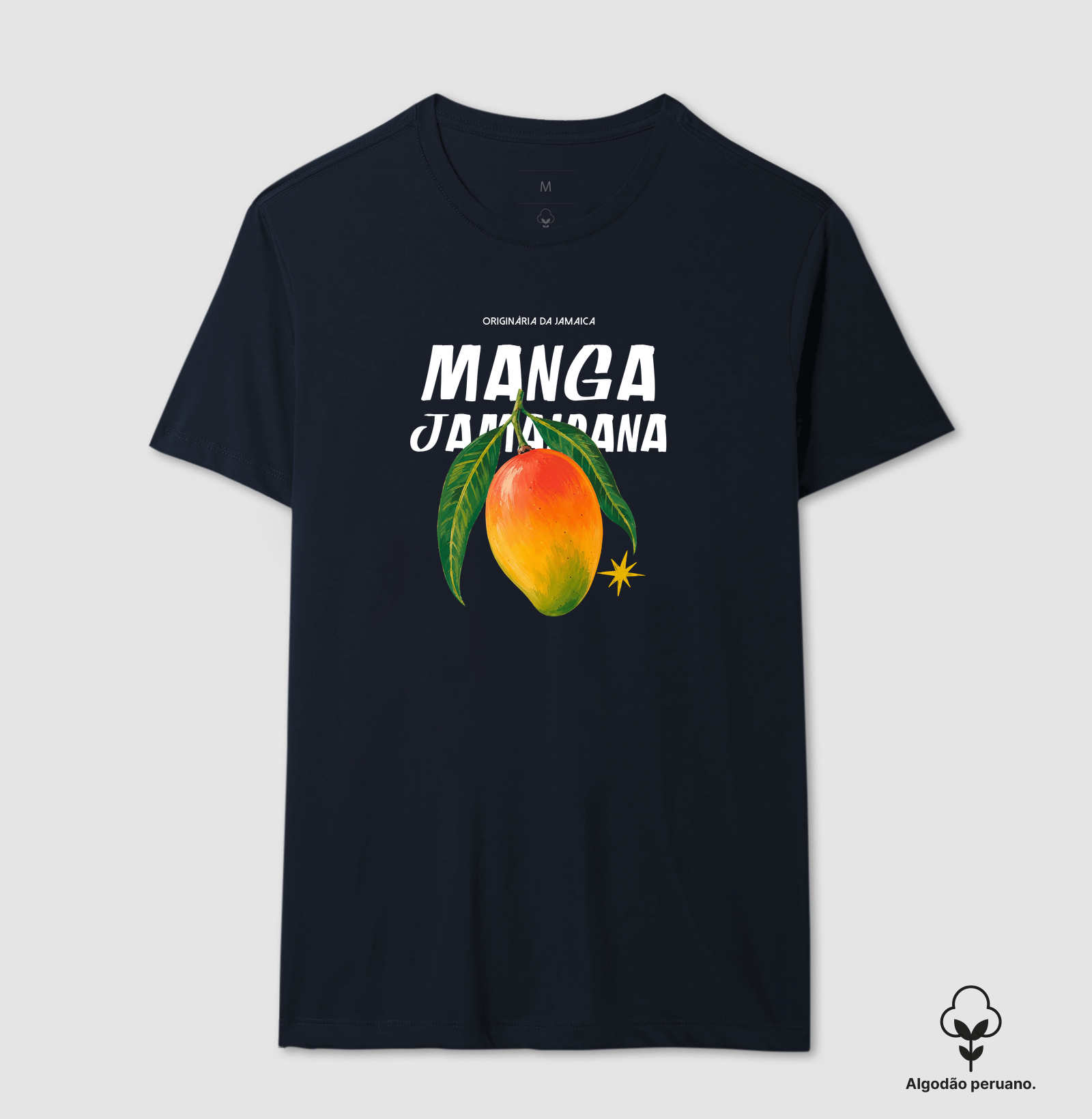 Camiseta Manga Jamaicana. Coleção Reggae.  Masculino e feminino. Algodão Peruano. - Imagem 6