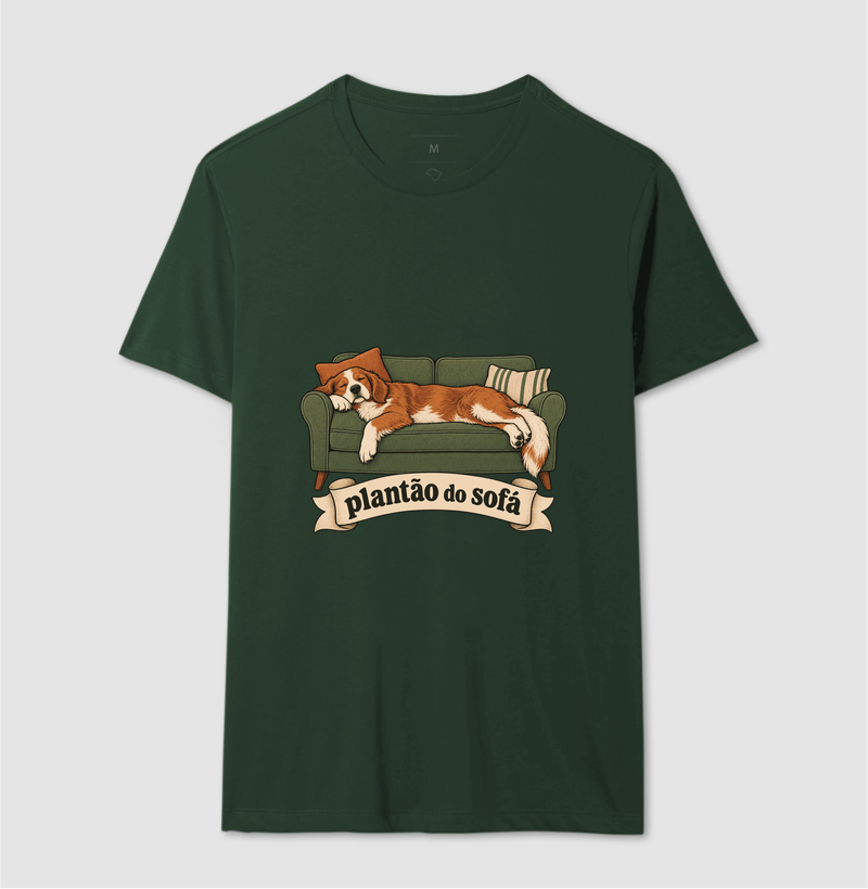 Camiseta Cachorro Sofá "plantão do sofá" | Pelo & Pano - Imagem 12