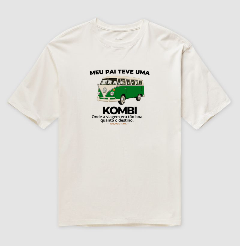 Meu pai teve uma - KOMBI - verde com off-white - Imagem 4