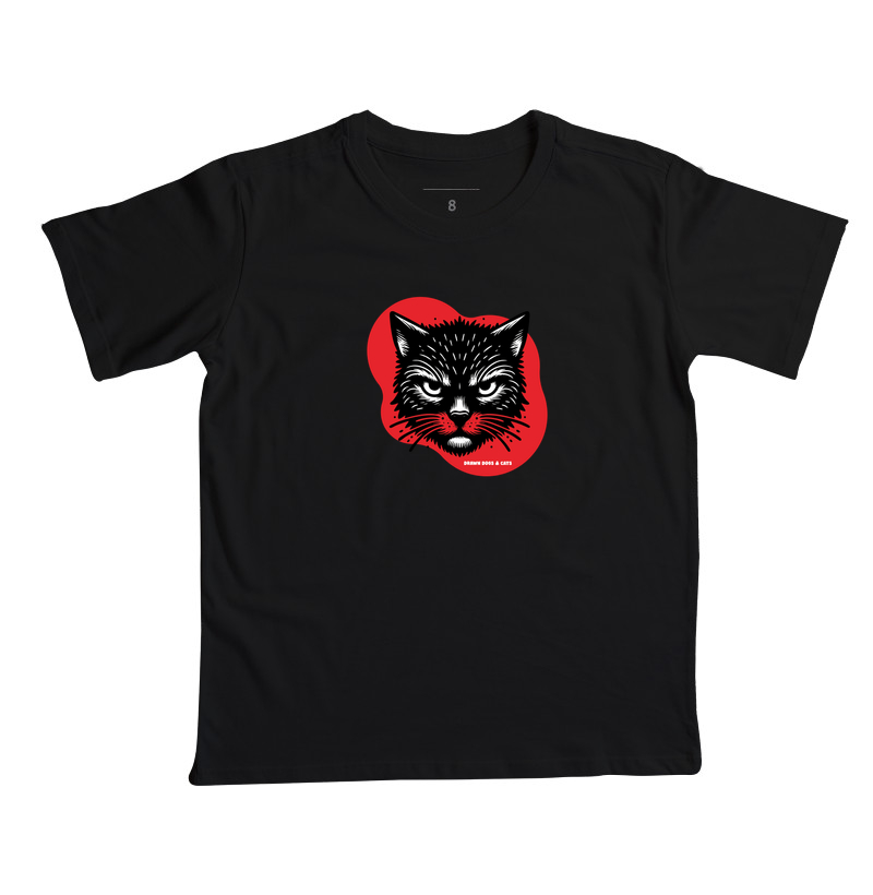 Gato preto e fundo vermelho - Imagem 7