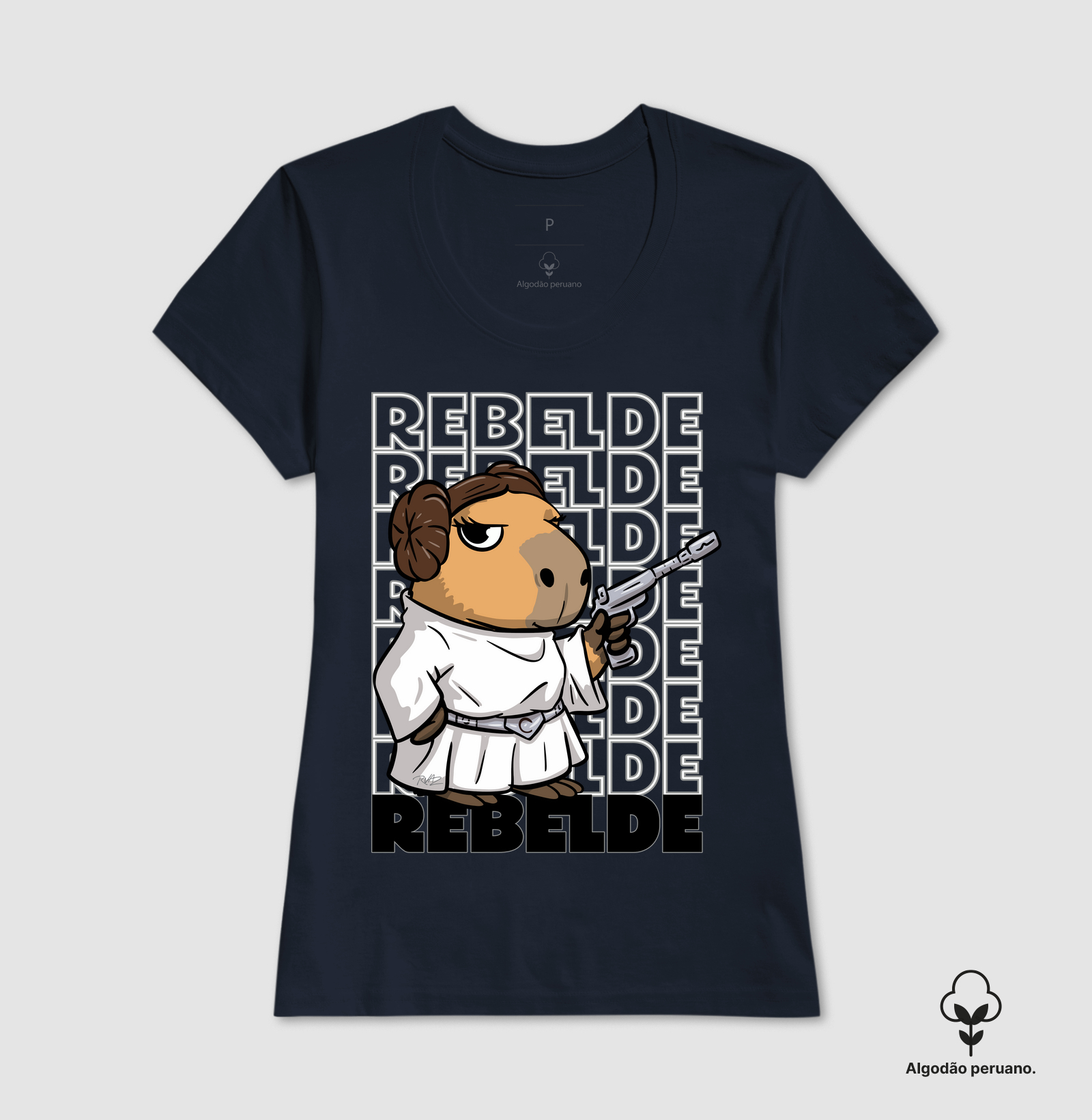 Camiseta Capivara Princesa - Imagem 7
