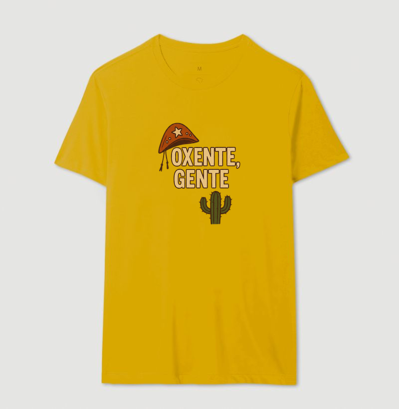 Camiseta Oxente, Gente! Coleção Baianês. Masculina e Feminina. Algodão Premium. - Imagem 14