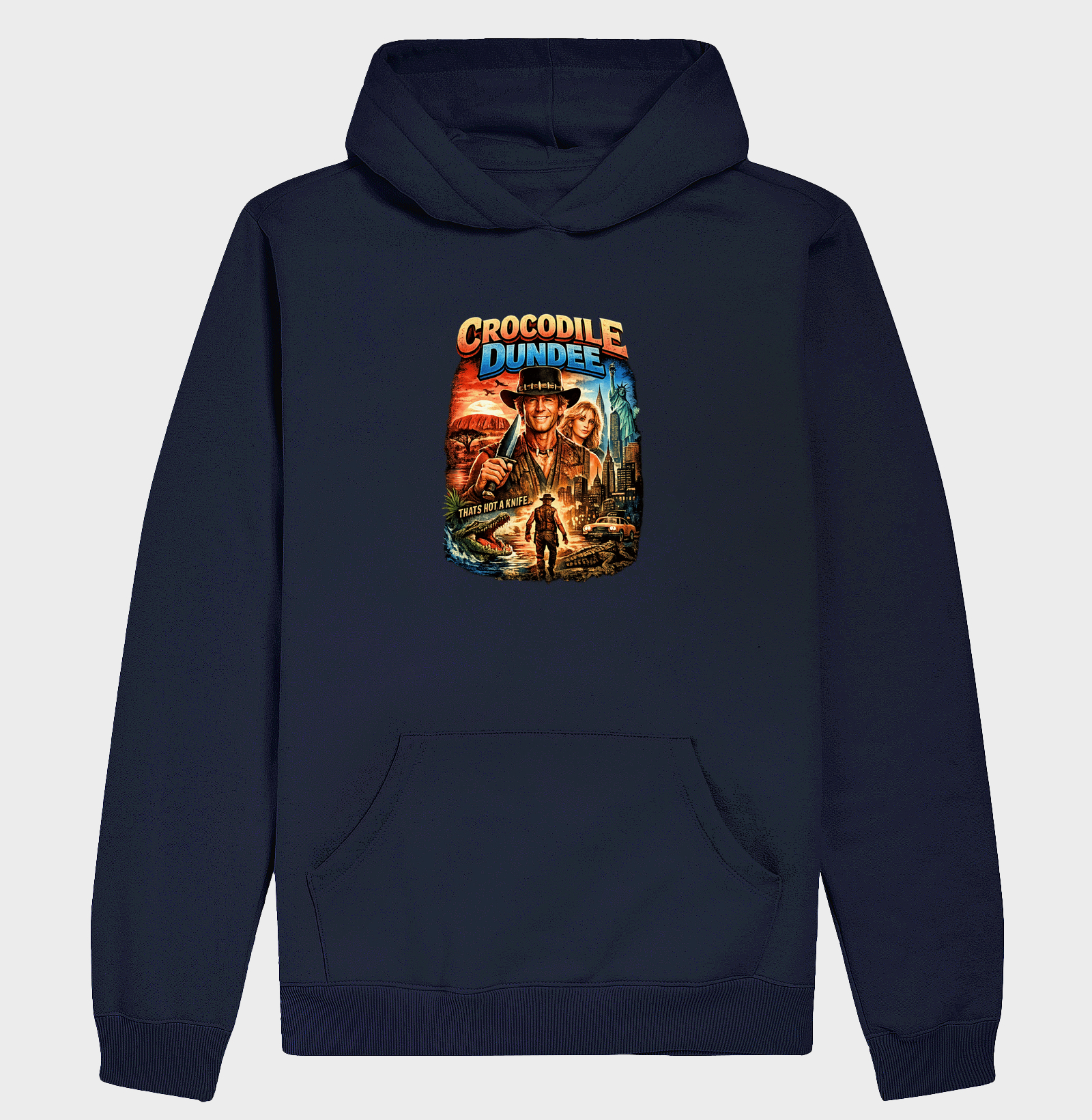 Camiseta Crocodilo Dundee Knife - Imagem 4