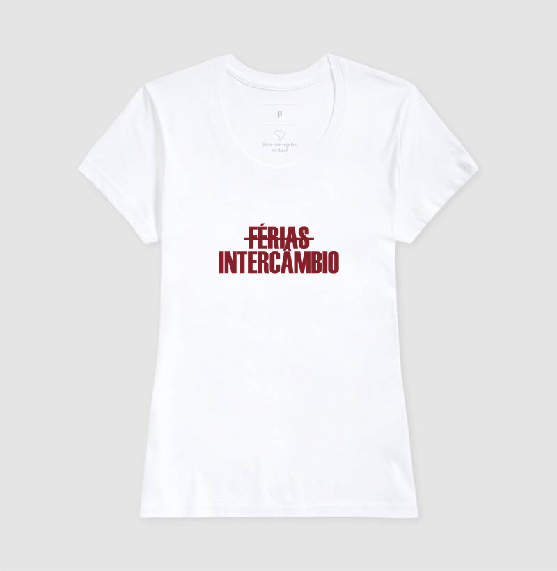 Camiseta Intercâmbio, Não Férias - Imagem 5