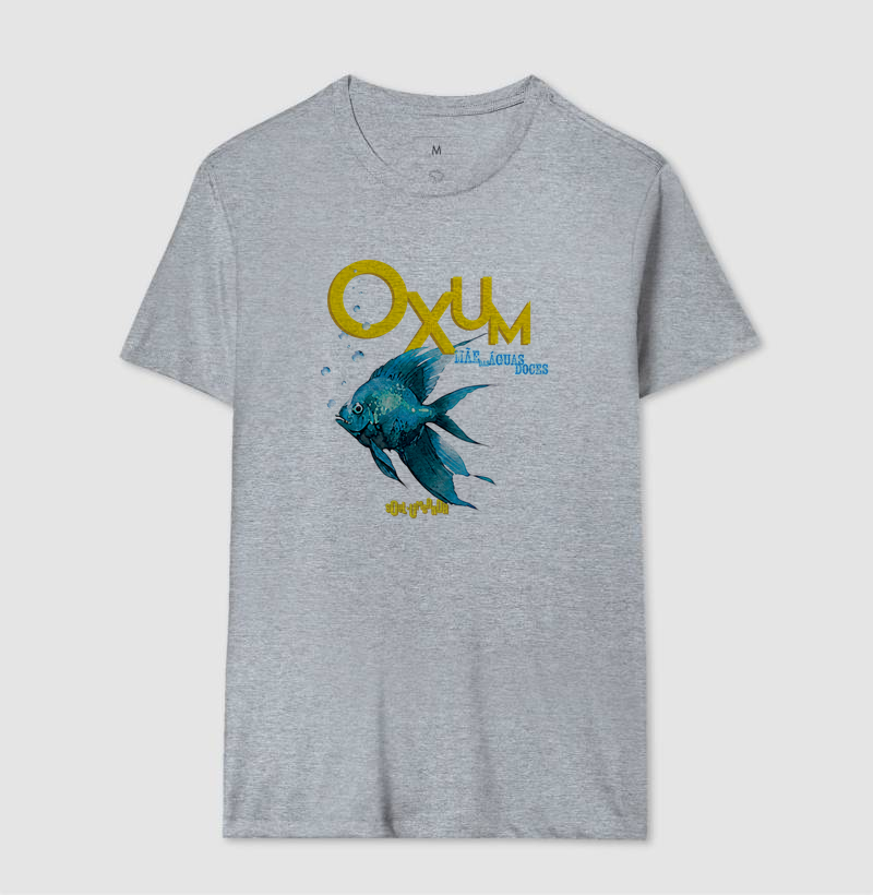 camiseta OXUM mãe das águas doces masculina - Imagem 6