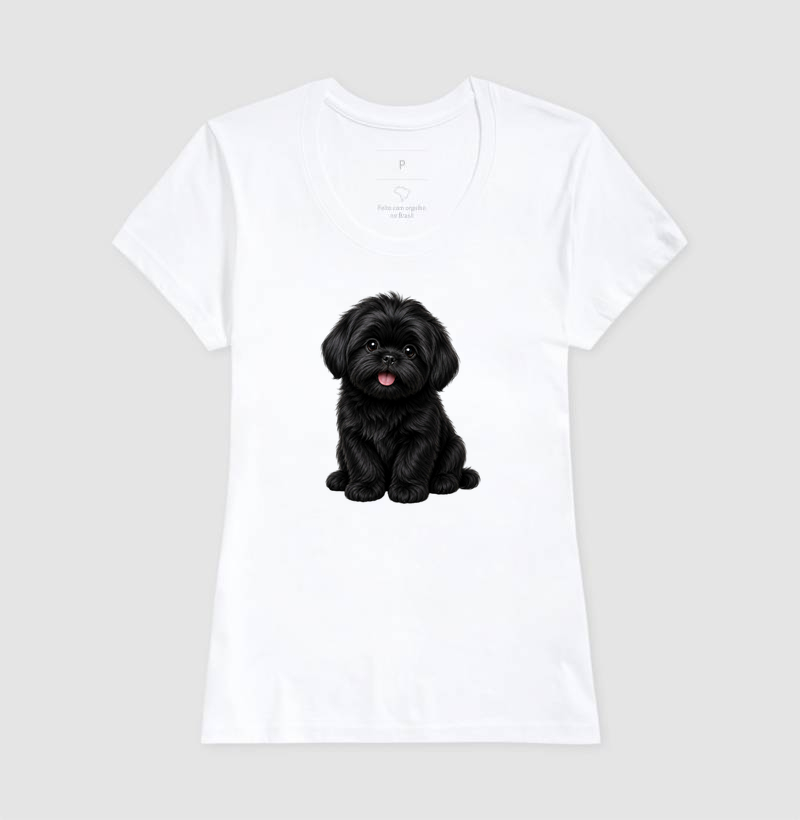 Shih Tzu Preto - Desenho Animado - Imagem 5