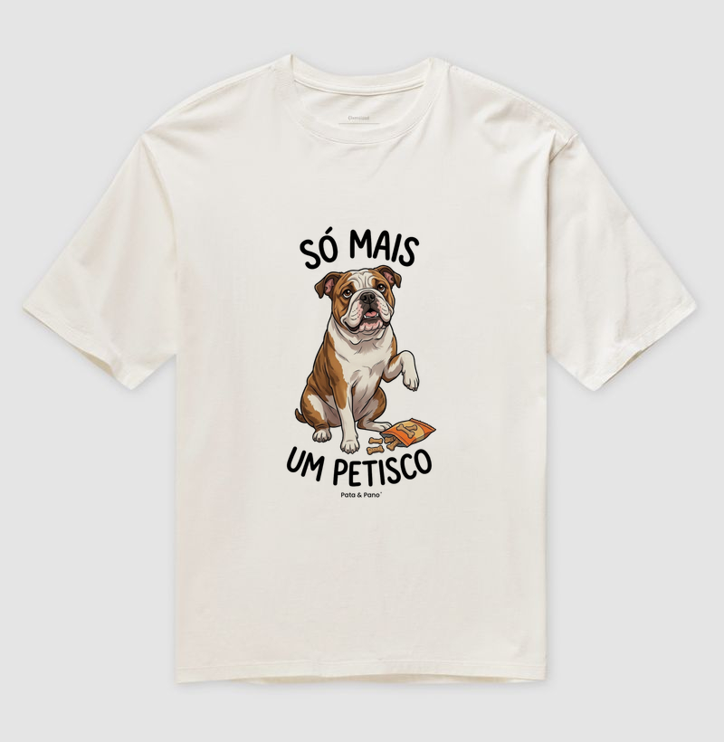 CAMISETA OVERSIZED BULLDOGUE INGLÊS PETISCO - Imagem 4