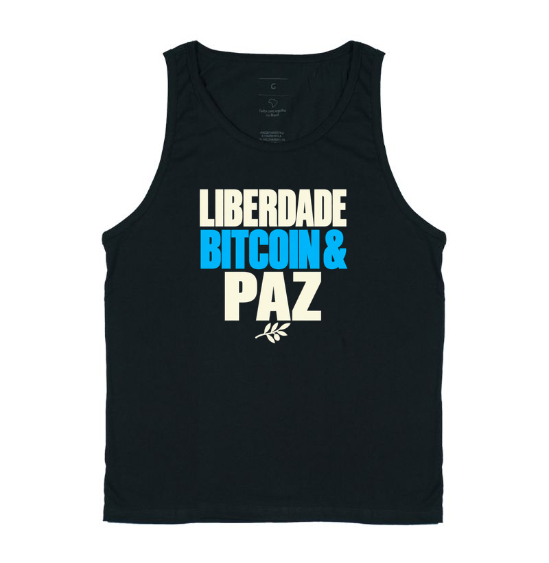 Camiseta Bitcoin Liberdade e Paz - Imagem 3