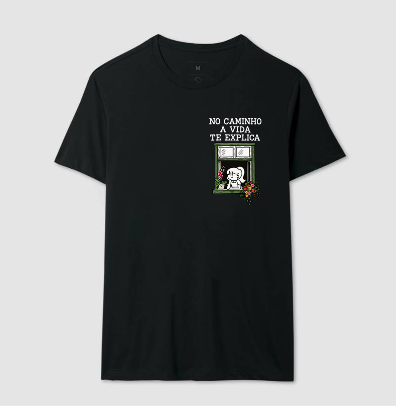 Camiseta No Caminho a Vida Te Explica (estampa P) - Imagem 2
