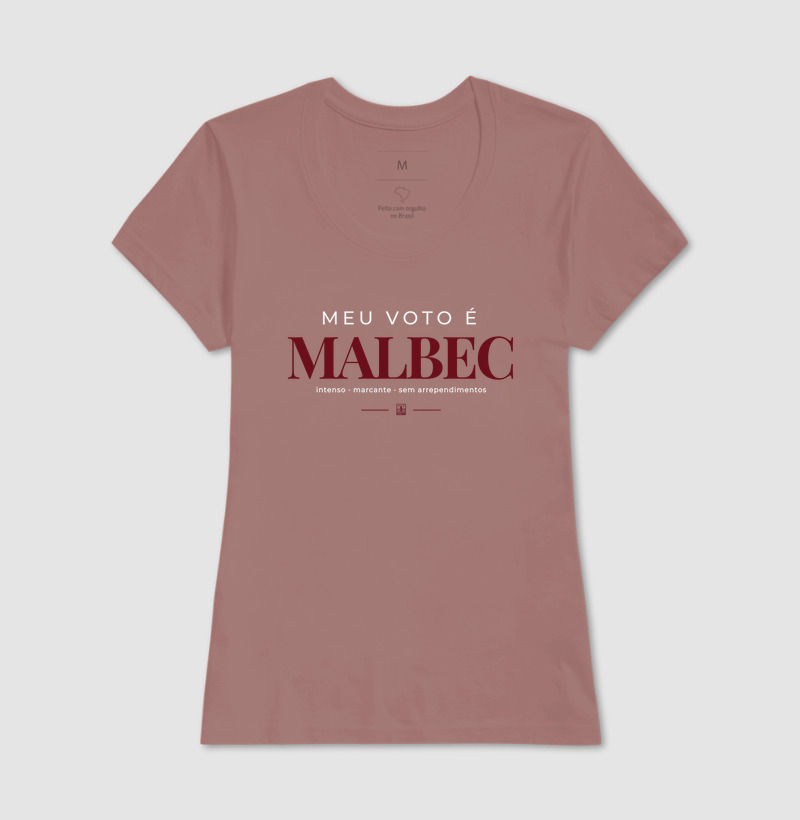 Camiseta “Meu Voto é Malbec” – Minimal Wine - Imagem 15