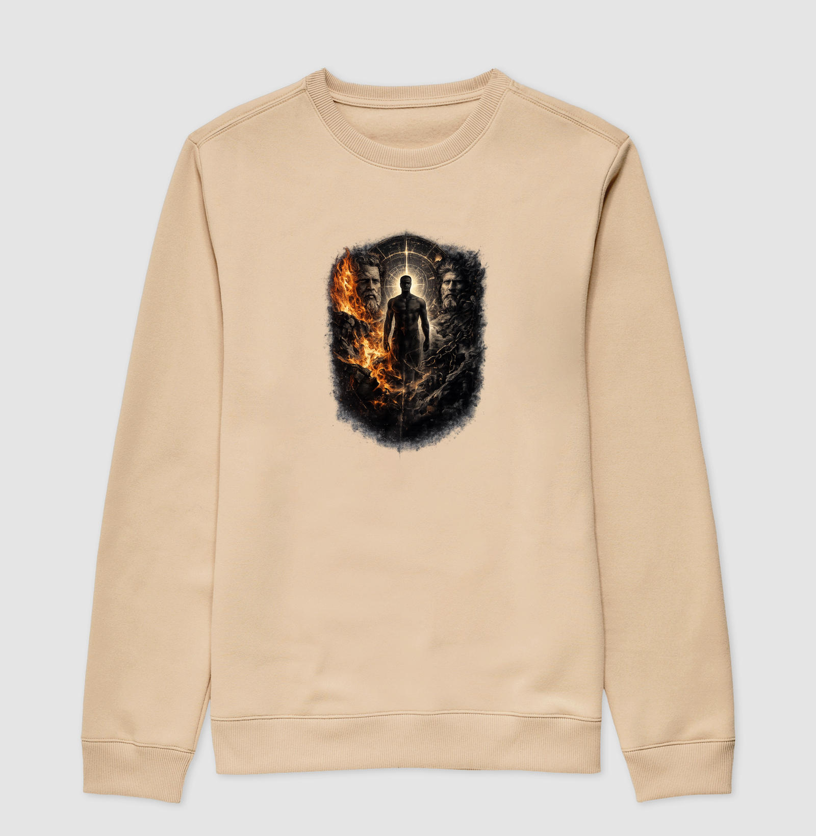 Camiseta Estoicismo "Flames and Shadows" - Imagem 2