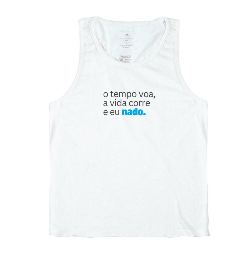 O tempo voa, a vida corre e eu nado