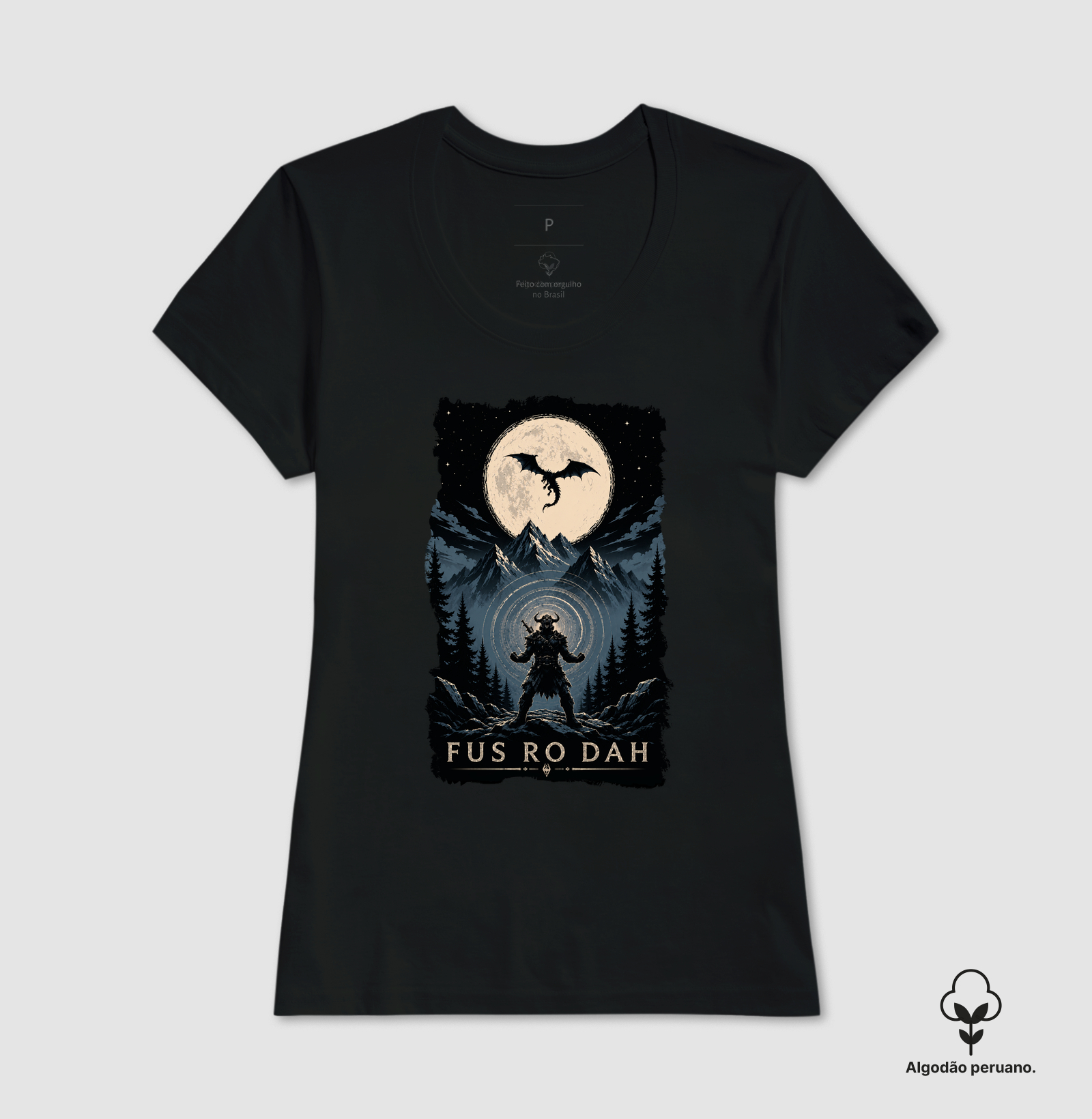 Camiseta - "Fus Ro Dah!" - Imagem 9