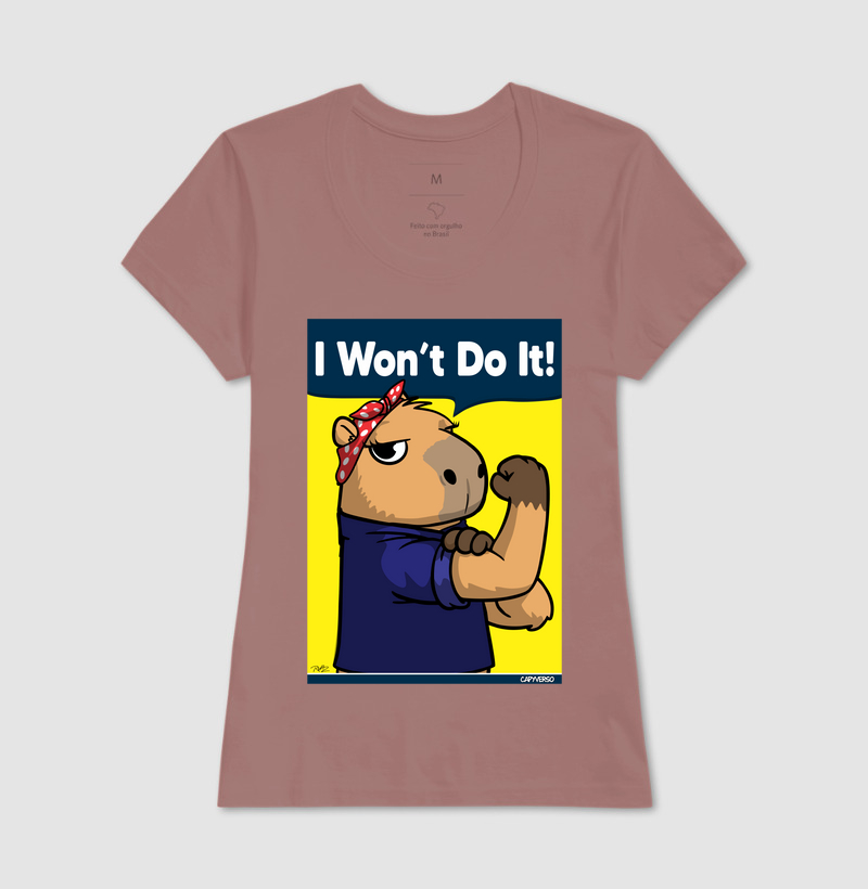 Camiseta Capivara I won’t do it! - Imagem 17