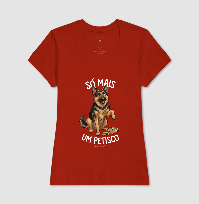 CAMISETA PASTOR ALEMÃO PETISCO - Imagem 11