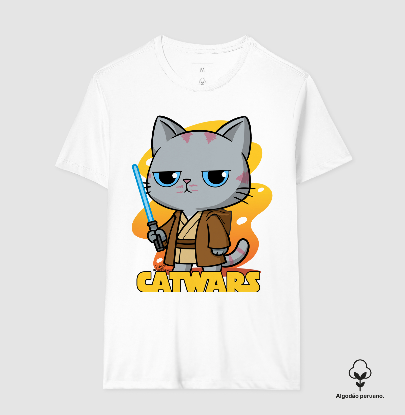 Camiseta Gato Sincero Jedi - Imagem 4