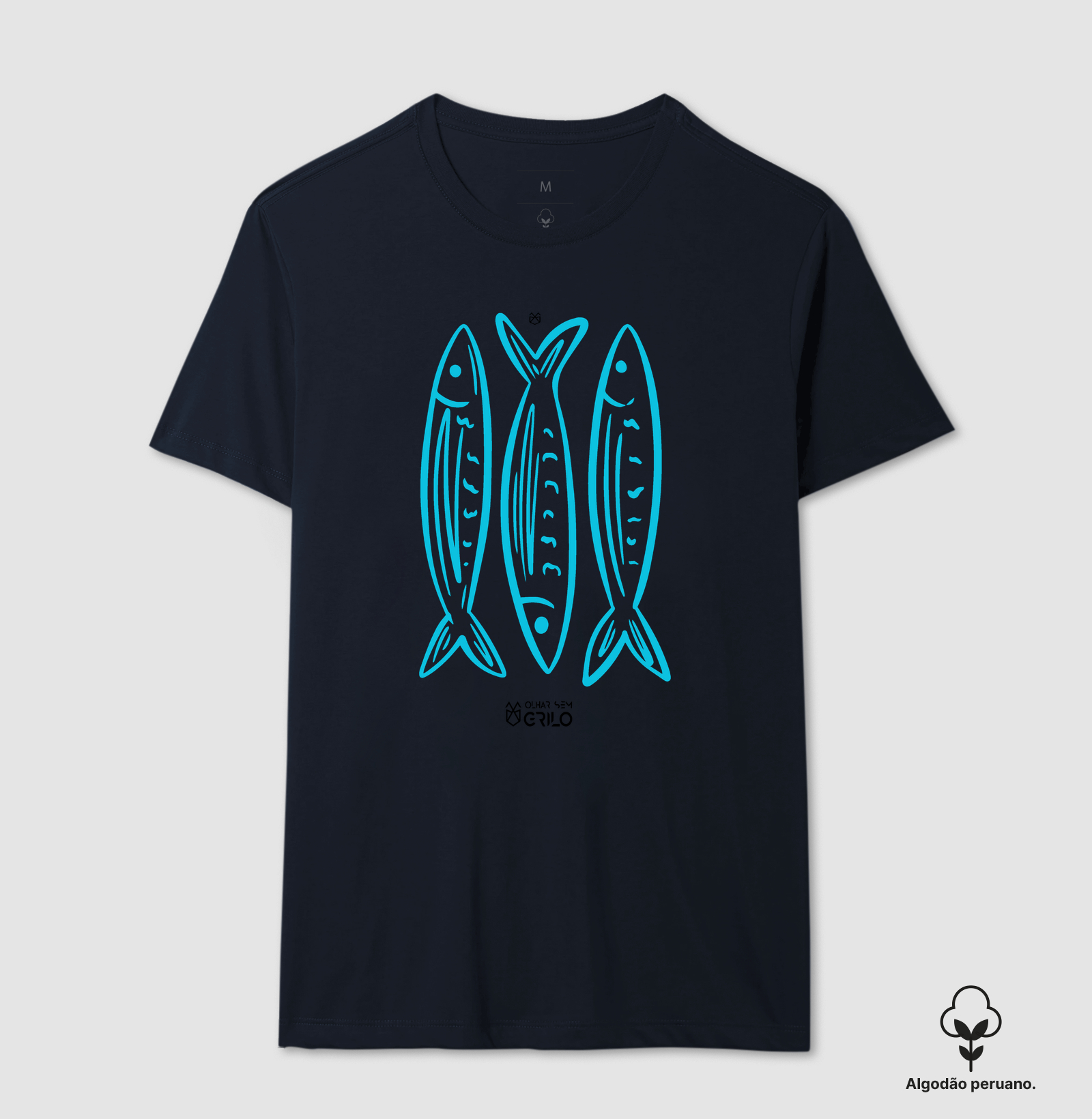 Camiseta Algodão Peruano - Peixe - Imagem 2