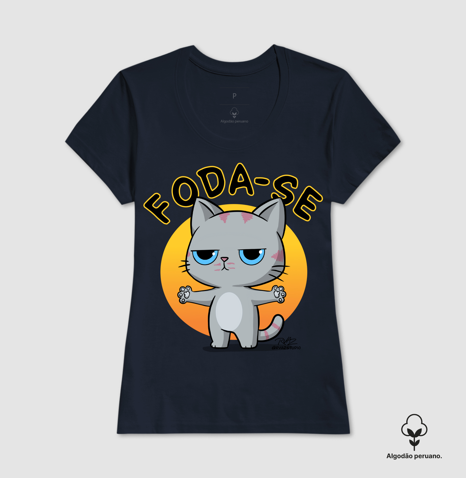 Camiseta Gato Sincero F... - Imagem 2