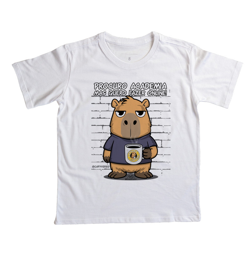 Camiseta Capivara Academia Online - Imagem 3