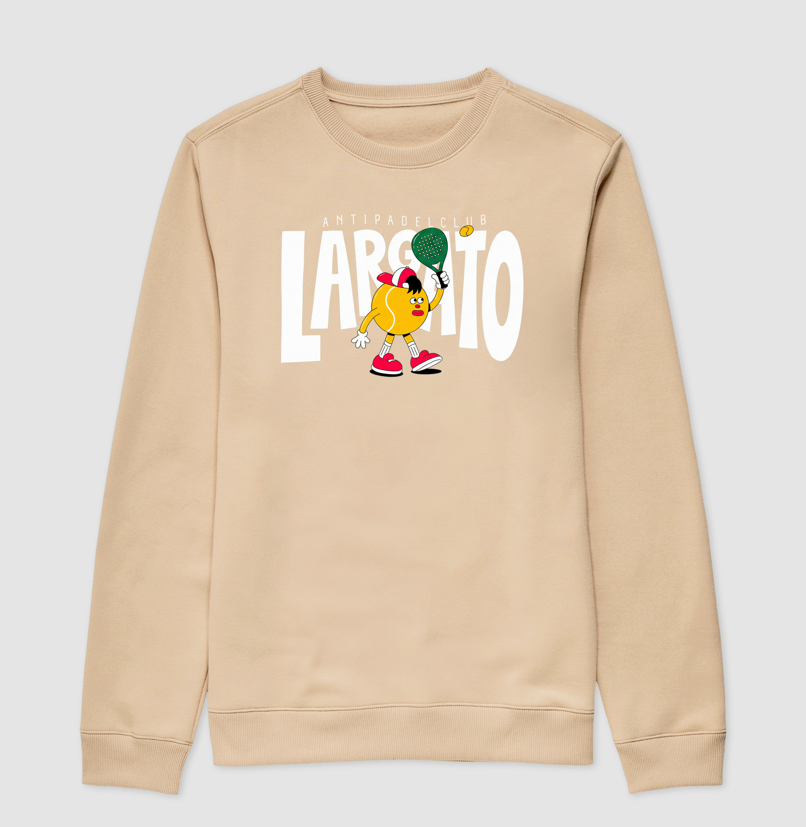 Camiseta Largato Anti Padel Club Mascote Vermelha - Imagem 2