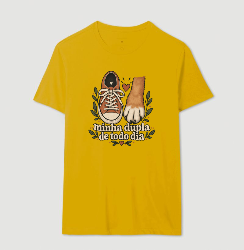 Camiseta Cachorro Companhia "minha dupla de todo dia" | Pelo & Pano - Imagem 14