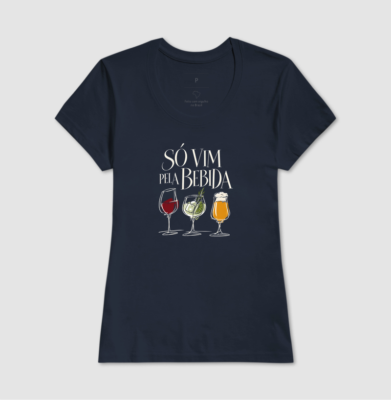 Só vim pela bebida - feminino - Imagem 10