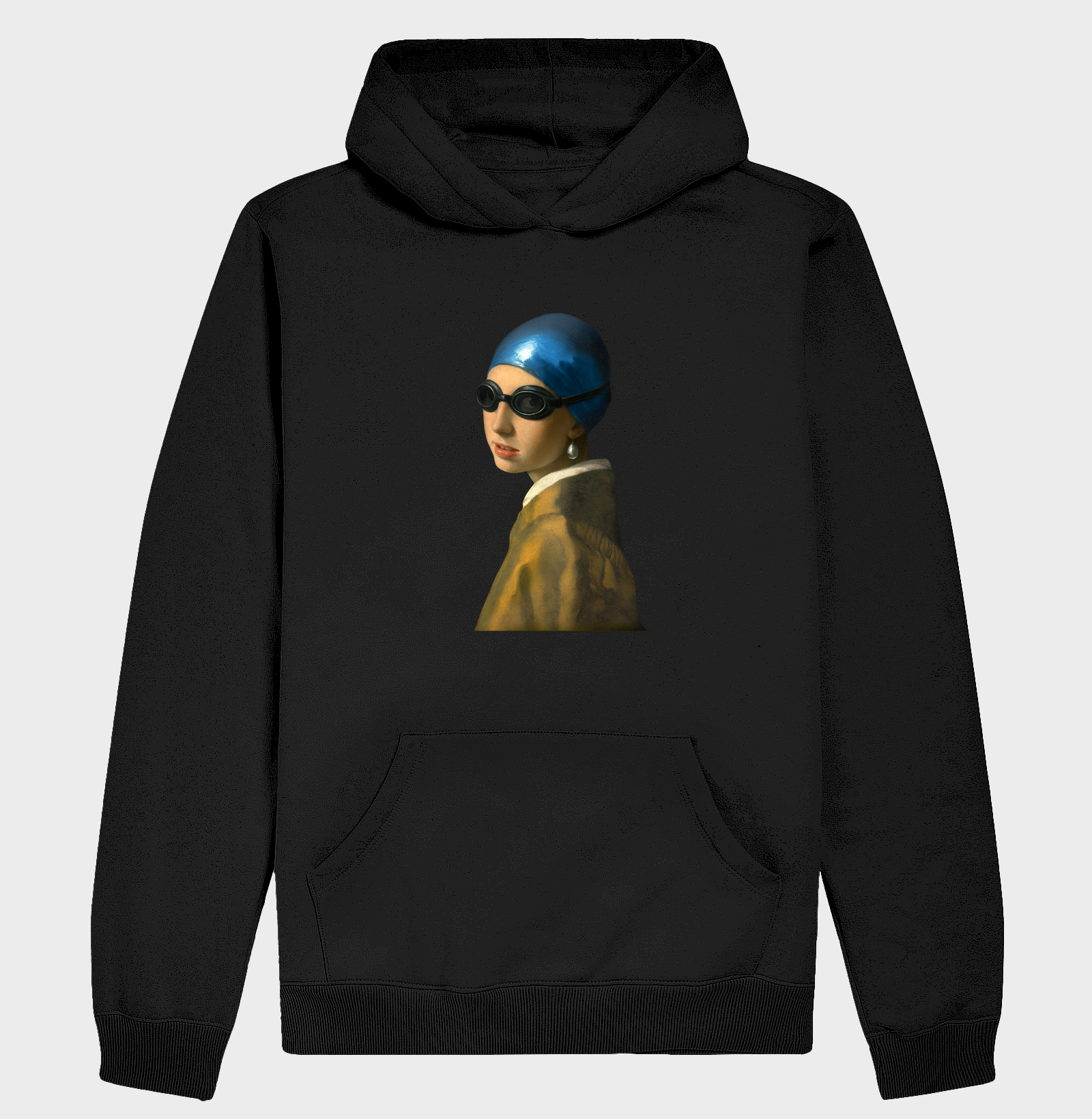 Hoodie Moletom Natação - A Moça com Toca e Óculos - Imagem 2