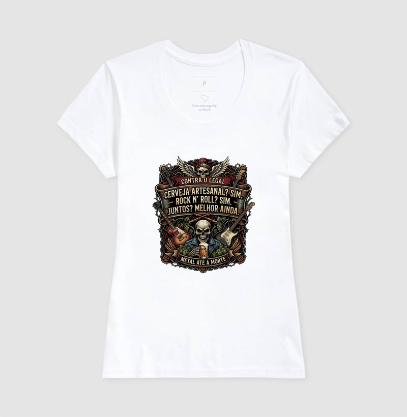 Camiseta Metal até a morte - Imagem 5