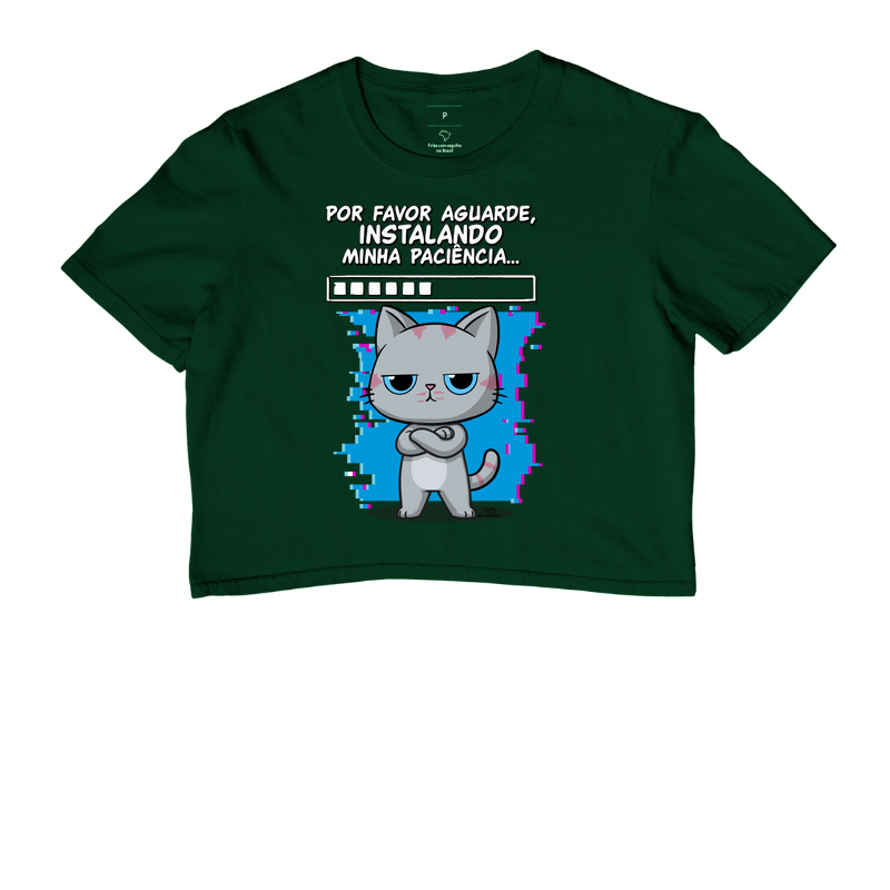 Camiseta Gato Sincero Paciência - Imagem 5
