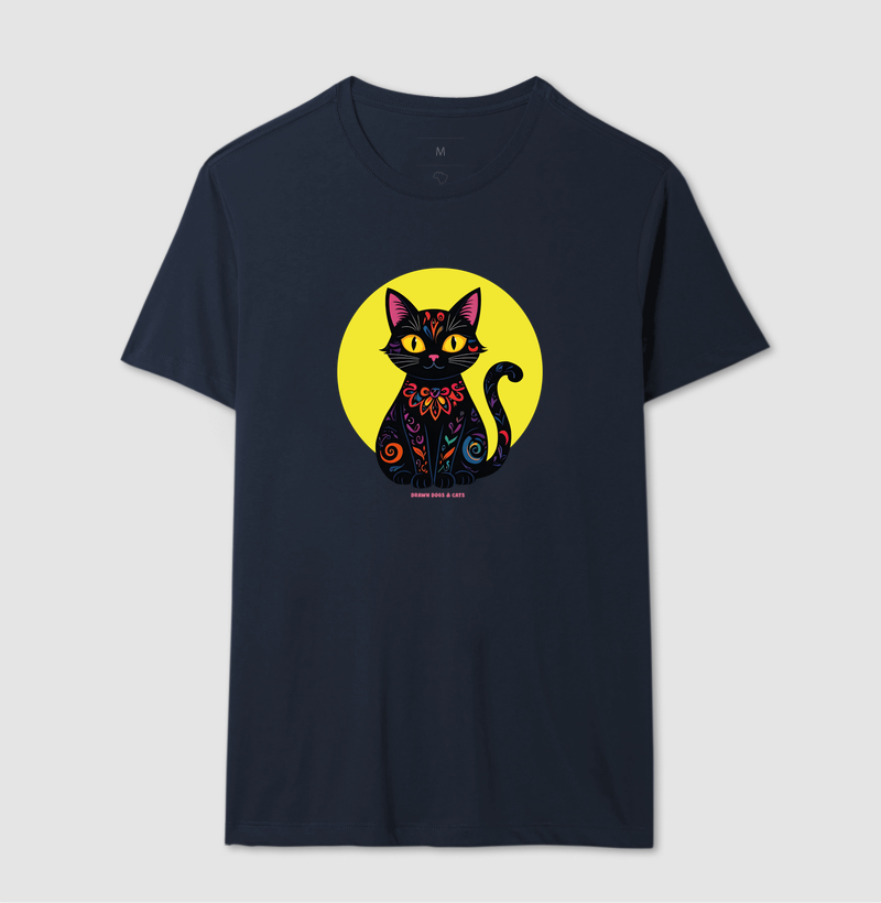 Gata preta e fundo amarelo - Imagem 7