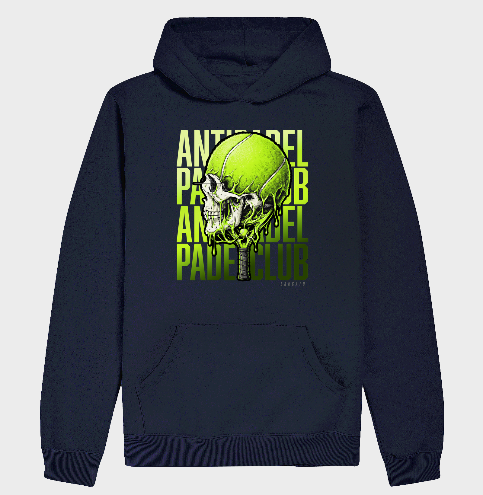 Camiseta Anti-Padel Caveira Verde - Imagem 4