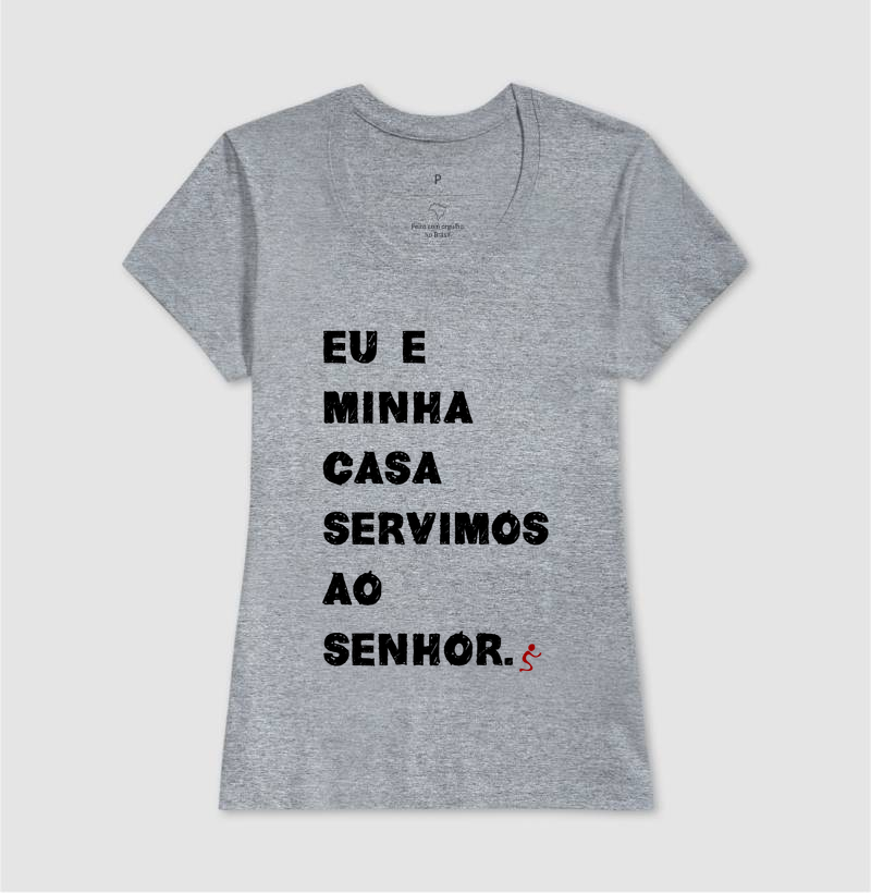 Camiseta Cristã Eu e Minha Casa Serviremos ao Senhor - Imagem 9